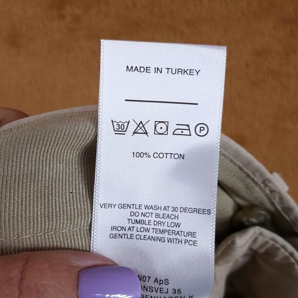 NN07 Pants Mens Size 31x34 Tan Pleated Cotton Chino Trousers BILL $250 - Picture 9 of 10